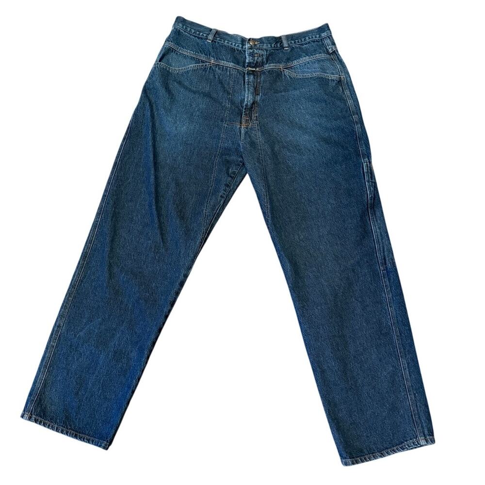 Vtg Men's Marithe Francois Girbaud Carpenter Baggy Jeans - Size 36" x 33" (N)